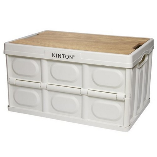 킨톤 밀키 캠핑 폴딩박스 57L + 오크 테이블 상판 세트이미지입니다. 누르면 해당 게시물로 새창이동합니다.