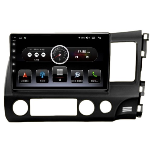 카나로 Q 10인치 안드로이드 올인원 혼다 시빅 전용