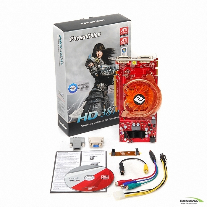 PowerColor �󵥿� HD 3870 EZ-UP D3 512MB ���ν� ����