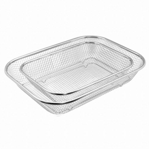 리빙스타 벨라쿠진 ㅤ스텐 사각 채반/채망 2종 세트_이미지