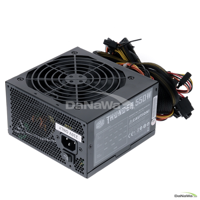 쿨러마스터 THUNDER 550W 85퍼센트 Active PFC 대양케이스_이미지