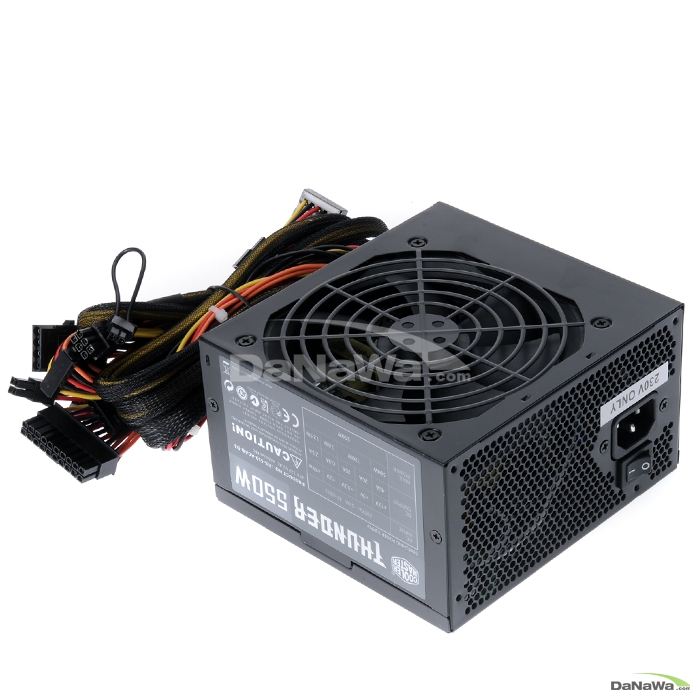 쿨러마스터 THUNDER 550W 85퍼센트 Active PFC 대양케이스_이미지