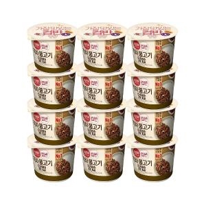 CJ제일제당 햇반 컵반 직화불고기덮밥 258g (12개)_이미지
