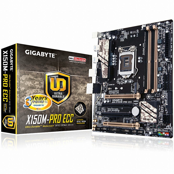 GIGABYTE GA-X150M-PRO ECC 듀러블에디션 피씨디렉트