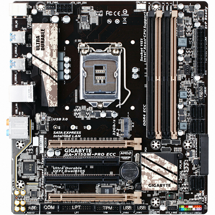GIGABYTE GA-X150M-PRO ECC 듀러블에디션 피씨디렉트_이미지
