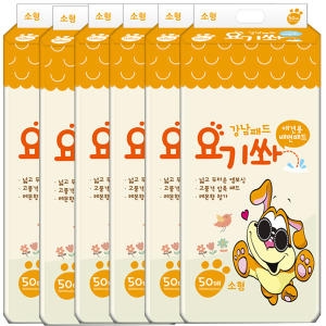  원올코리아 강남패드 요기쏴 소형 50매 [6개]