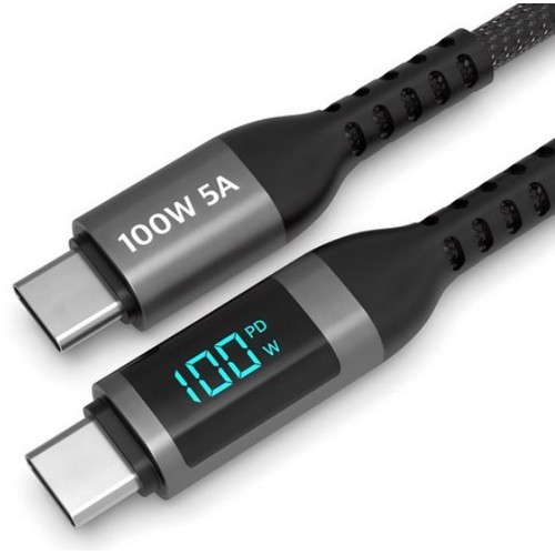 로랜텍 PD PPS C to C타입 100W 디스플레이 케이블 (0.5m)