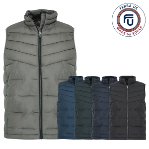 기타 페라어스페라어스 국산 남성 엠보싱 웰론 경량 패딩조끼 CVW4PYJ8001_이미지