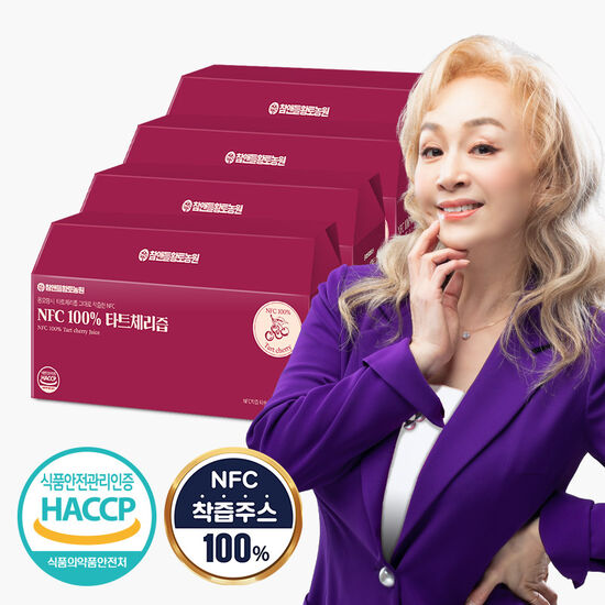 참앤들황토농원 NFC 100% 타트체리즙 70ml 30포 (4개)_이미지