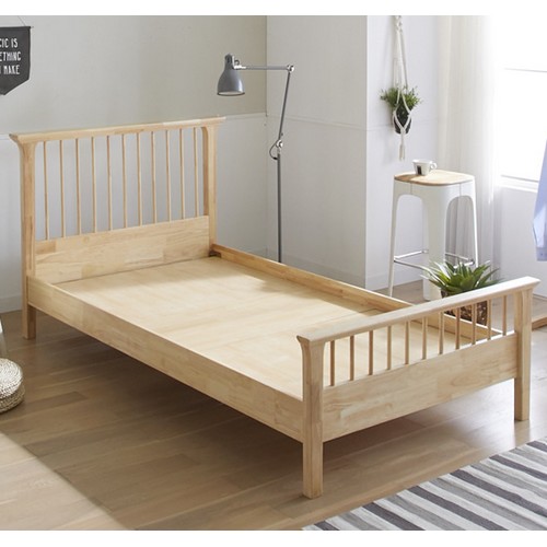 파로마 로렐 고무나무 평상형 침대 SS (본넬스프링)_이미지