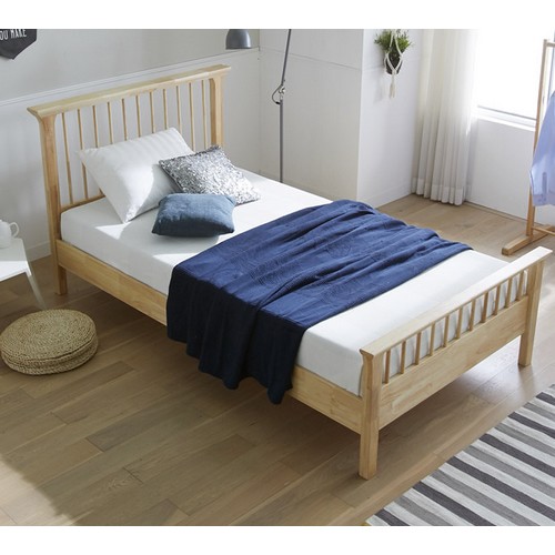 파로마 로렐 고무나무 평상형 침대 SS (본넬스프링)_이미지