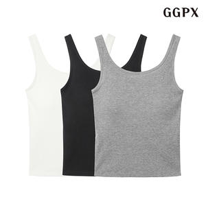 GGPX 골지 크롭 캡 나시 GPALW008D