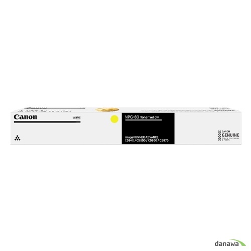 Canon 벌크 NPG-83L Y 노랑이미지입니다. 누르면 해당 게시물로 새창이동합니다.