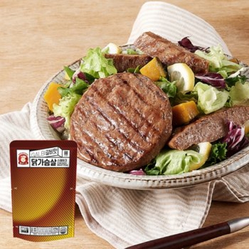 아침 바로드숑 바로먹는 닭가슴살 스테이크 갈비맛 100g (10개)_이미지