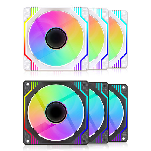 AONE STORM INFINITY RGB 120 (3팩, 화이트)