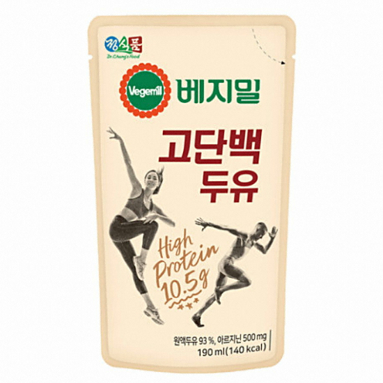 정식품 베지밀 고단백 두유 190ml (24개)_이미지