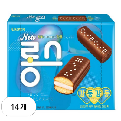 크라운제과 NEW 롱스 220g (14개)_이미지