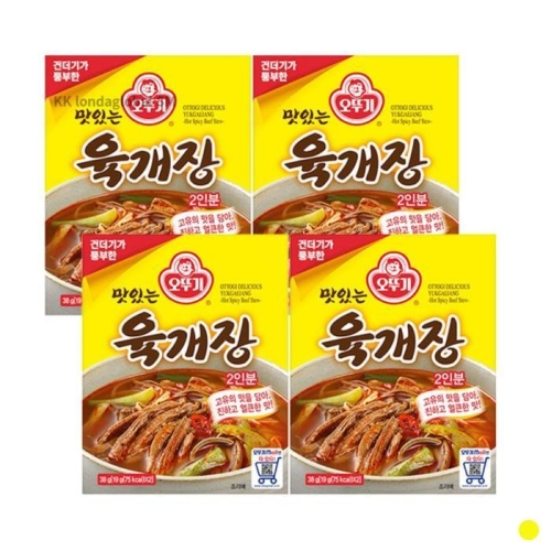 오뚜기 맛있는 육개장 38g (4개)_이미지