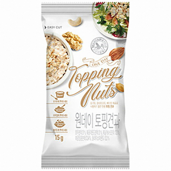 산과들에 원데이 토핑견과 15g (10개)