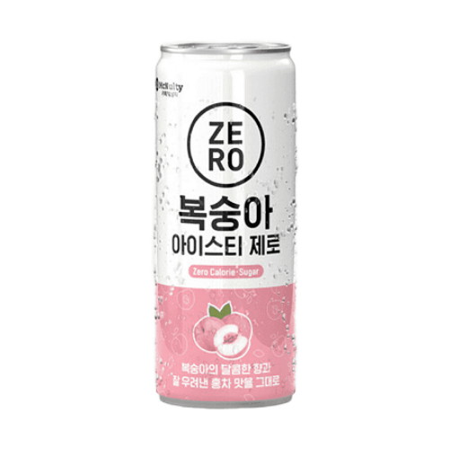 한국맥널티 복숭아 아이스티 제로 240ml
