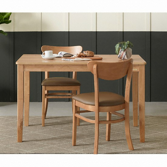 핀란디아 콜린 식탁 1200 (의자2개)_이미지