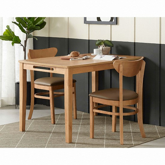 핀란디아 콜린 식탁 1200 (의자2개)_이미지