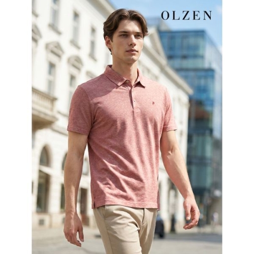  올젠 린넨혼방 카라 티셔츠 ZPE2TT1804
