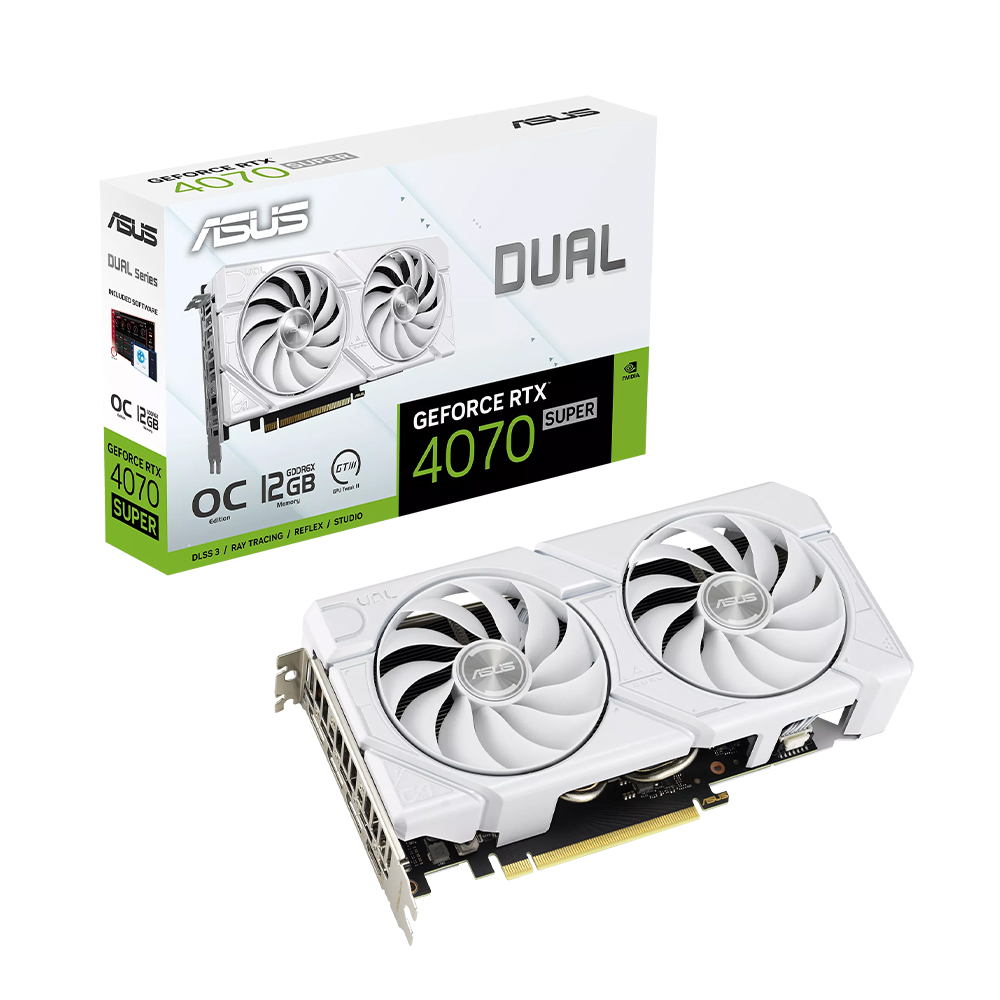 ASUS DUAL ������ RTX 4070 SUPER O12G EVO OC D6X 12GB White ���ؾ����۴�
