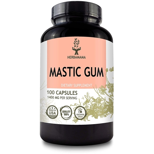  HERBAMAMA 매스틱검 Mastic Gum 750 mg 100캡슐