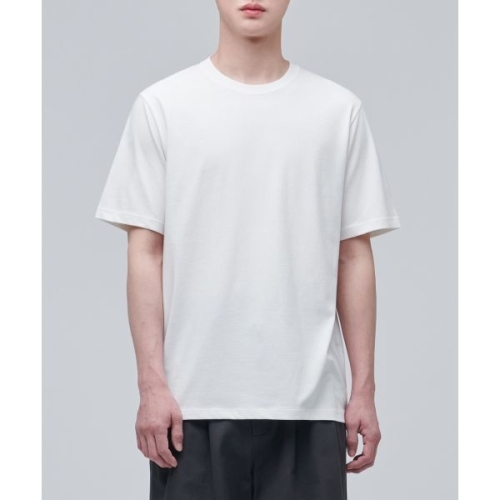 MUSINSA STANDARD 쿨탠다드 베이식 크루 넥 반팔 티셔츠 크림 MM310-CR 118830