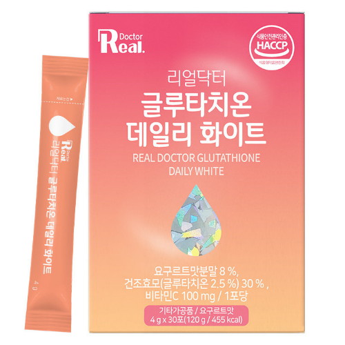 리얼닥터 글루타치온 데일리 화이트 30포 (4개)