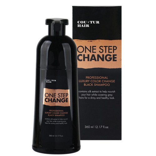 에이치엠제이코리아 꾸띄르헤어 프로페셔널 럭셔리 컬러 체인지 블랙 샴푸 360ml (3개)