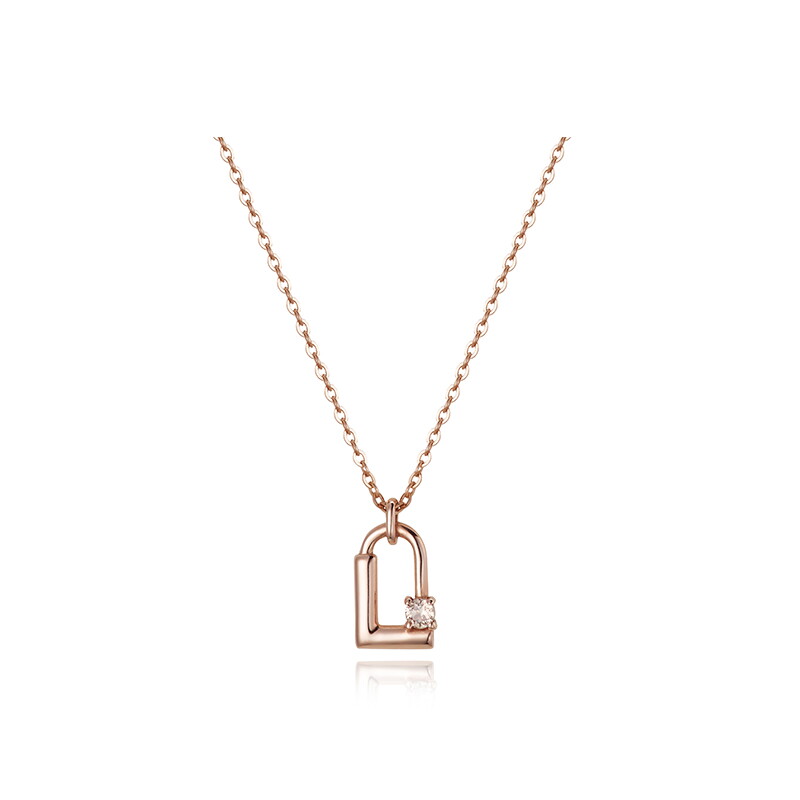 Ƽ������ 14K ��ũ��� ��Ű�� 0.03ct ���̾� ����� TNJK4P00283SD