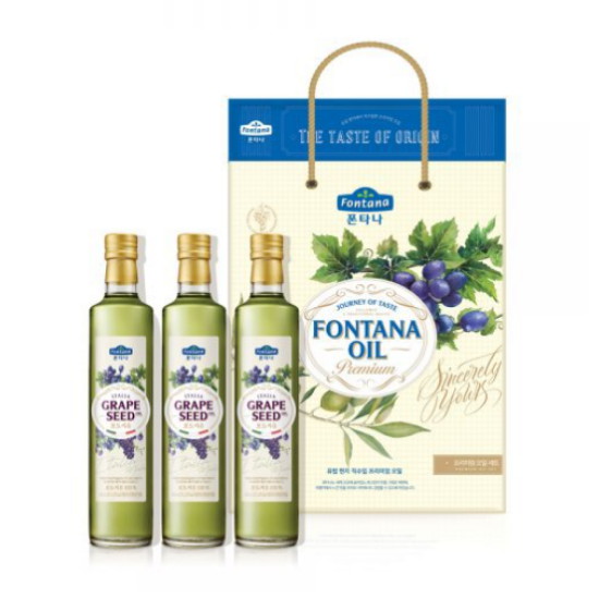 폰타나 포도씨유 500ml (3개)_이미지