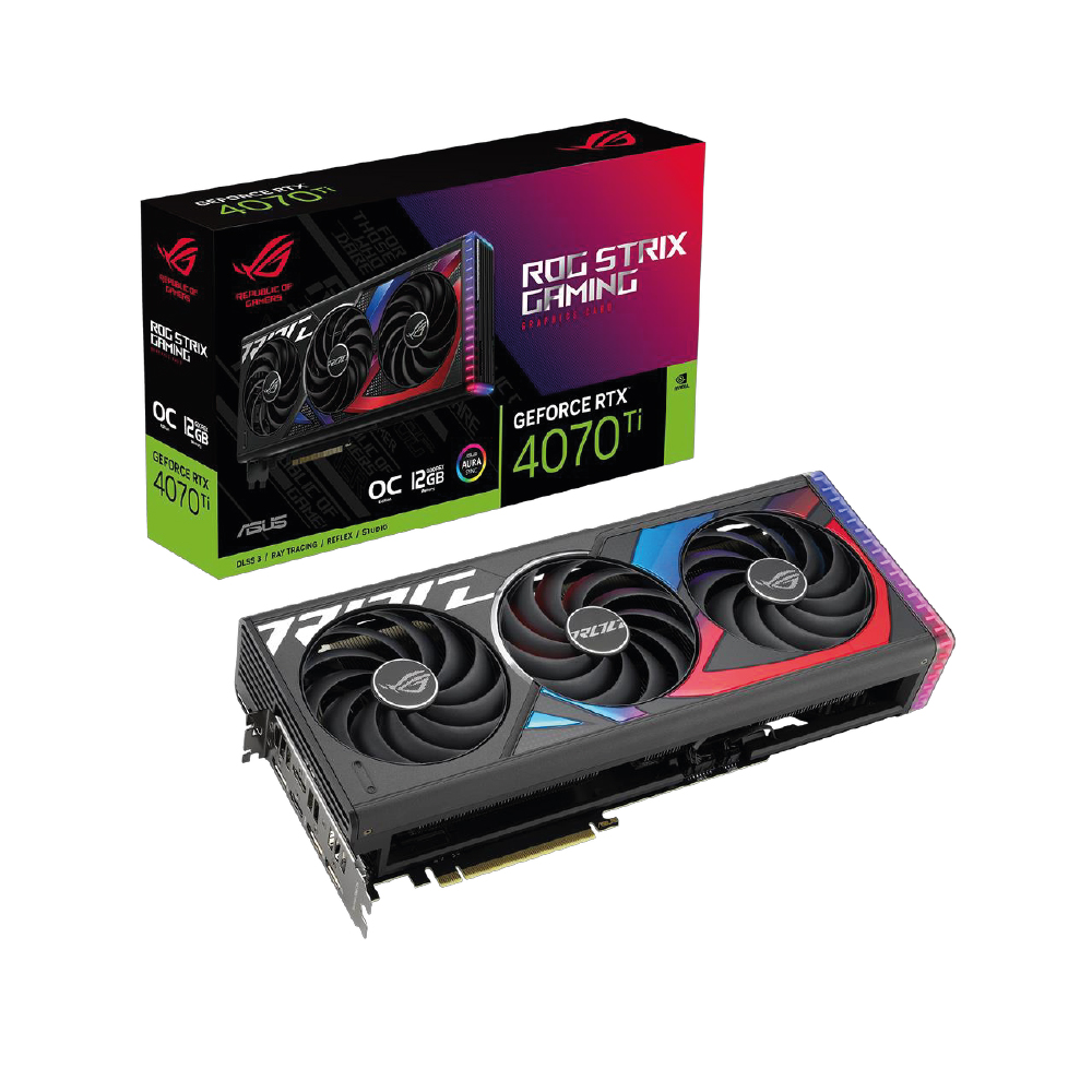 ASUS ROG STRIX 지포스 RTX 4070 Ti O12G GAMING OC D6X 12GB 인텍앤컴퍼니