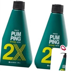 페리오 2X 인텐스 펌핑치약 허브 285g (2개)_이미지