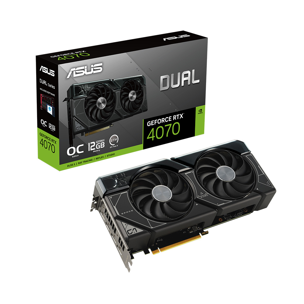 ASUS DUAL 지포스 RTX 4070 O12G OC D6X 12GB 인텍앤컴퍼니