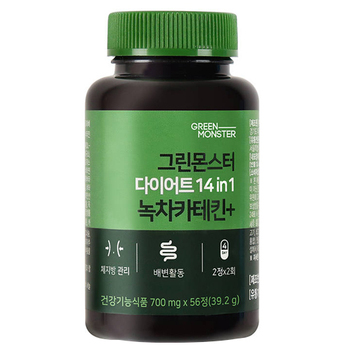 그린몬스터 녹차 카테킨 14in1 56정 (1개)_이미지