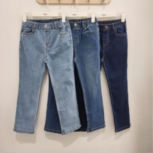 행텐주니어 풀밴딩 슬림 스트레이트핏 데님 팬츠 14430-155-602-10 560561_14430-155-602-10_이미지