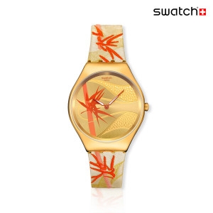 스와치 본사 뱀의 해 GOLDEN RED BAMBOO SYXZ105_이미지