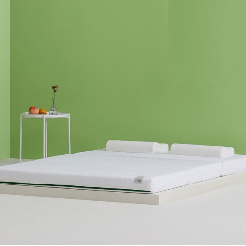 더코이즈 미디움 천연 라텍스 3단 접이식 토퍼 SS (7.5cm)