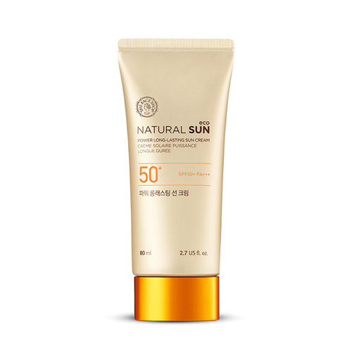 더페이스샵 내추럴 선 에코 파워 롱래스팅 선크림 80ml (1개)
