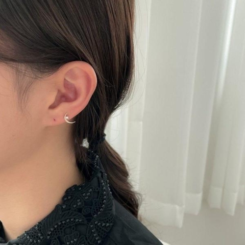 심플 큐빅 문 라블렛 바 16G 10mm 스테인리스 WFM56GZ_이미지