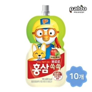 뽀로로 홍삼쏙쏙 사과매실 100ml x 10