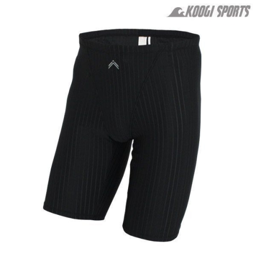 쿠기 남성인 강습용 실내수영복 5부 블랙 KZ-MP013