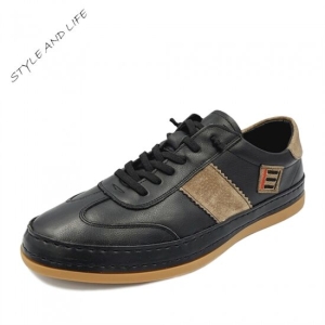 스타일앤라이프 스타일앤라이프 SNL 남성 슬림핏 모던 스니커즈SMM21056 블랙