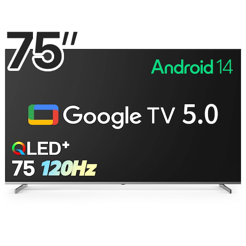 이스트라 AI 맥스 191cm (75인치) QLED 구글 5.0 스마트TV (스탠드)