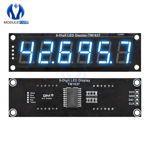 �Ƶ��̳�ŰƮ 0.36 quot6 �ڸ� 7 ���׸�Ʈ TM1637 LED ���÷��� ��� ��ġ ǥ�ñ� Arduino DIY ���� �׸� ����..