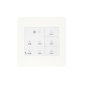 제일  디노2 대기전력2구+스위치3구 코맥스 월패드연동 터치스위치