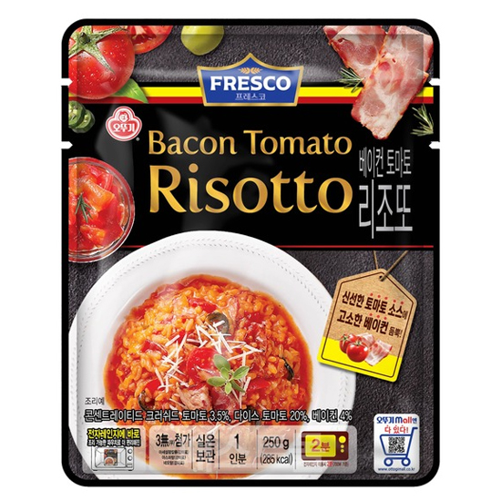 오뚜기 프레스코 베이컨 토마토 리조또 250g (3개)_이미지